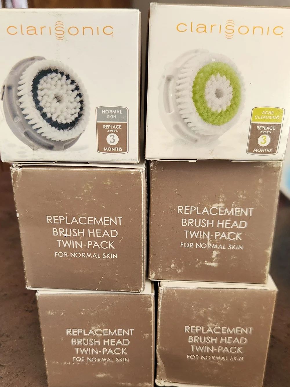 Clarisonic Brush Head Replacement 2 Pack Set of 6